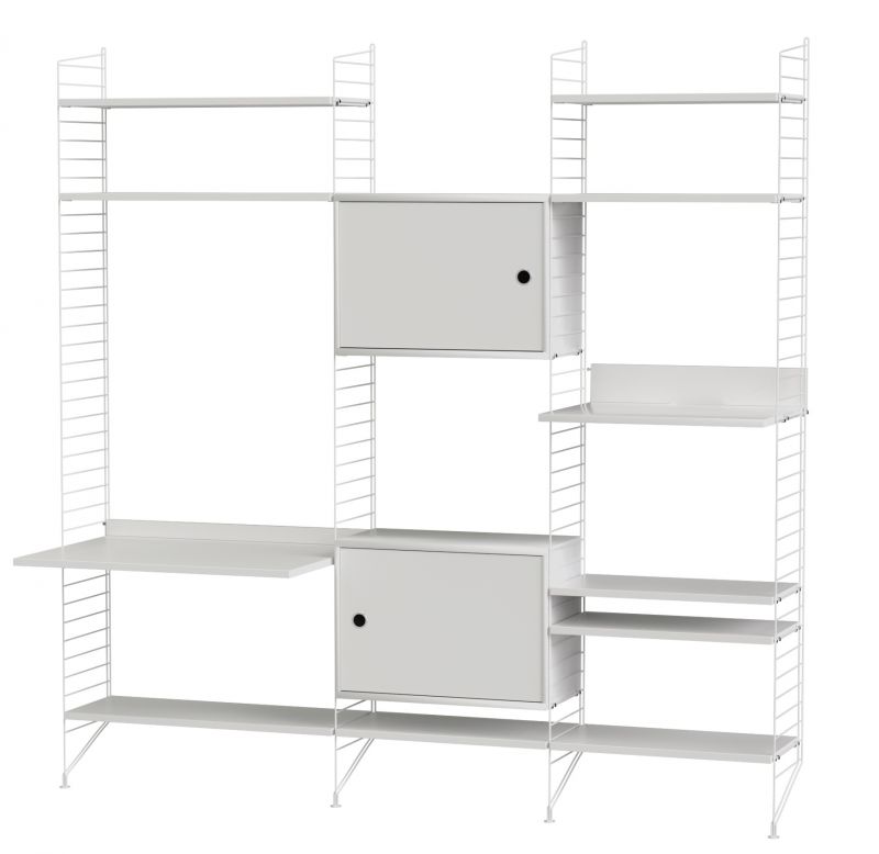 String Wohnzimmer Wand Regalsystem P String Furniture   